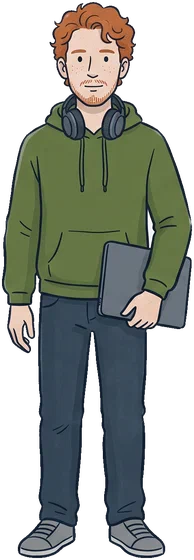 Illustration of Leo Brandt