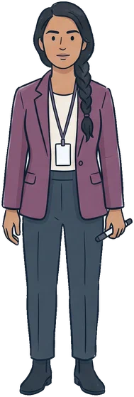 Illustration of Priya Raman